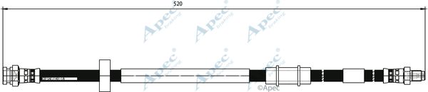 APEC BRAKING Тормозной шланг HOS3809